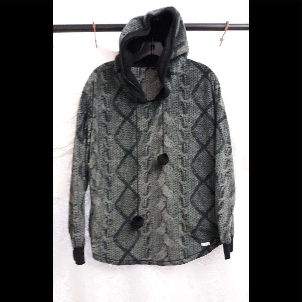 😍So Fluffy Girls Kensie hooded zip cardigan 😍